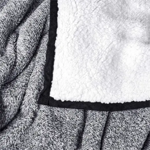 Serendipio Tranquil Sherpa Fleece Blanket Reverse Side